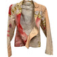 Roberto Cavalli SS2001 Runway Face Print Pink Jacket