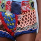 PE99Y YAN9 Hand Crochet Check Knicker