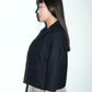 Comme Des Garcons Pedded Cotton Navy Stripes Jacket