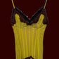 Jean Paul Gaultier Soleil Yellow Victorian Gothic Styled Laced Y2K Dress