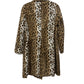 Moschino Leopard Print Short Fur Coat