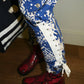 Christian Dior by John Galliano Punk Spring 2004 Y2K Surfing Print Bandage Trousers