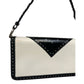 Christian Dior by John Galliano Y2K Patent Black White D’trick Shoulder Bag 2003