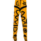 Charles Jeffrey Loverboy Knitted Symbol Yellow and Black Leggings