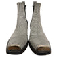 Calvin Klein X Raf Simons Silver Claire Glitter Western Boots 205W39NYC