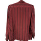 Gucci Vintage Red Stripe Elegant Bow Tie Blouse