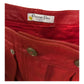 Christian Dior by John Galliano Y2K Punk Red Leather Bandage Skirt