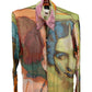 Jean Paul Gaultier Portrait Print Pink and Green Shirt