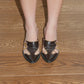 Miu Miu Y2K SS2000 Runway Sporty Snake Print Leather Number "3" Pointy Mules