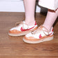 Peterson Stoop X Nike Cortez White and Red Leather Sneakers