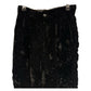 Comme Des Garcons Black Velvet Shorts