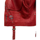 Christian Dior by John Galliano Y2K Punk Red Leather Bandage Skirt