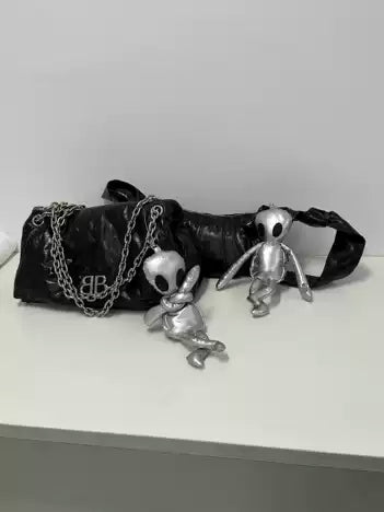 OVER RANGE Silver Alien Mini Bag