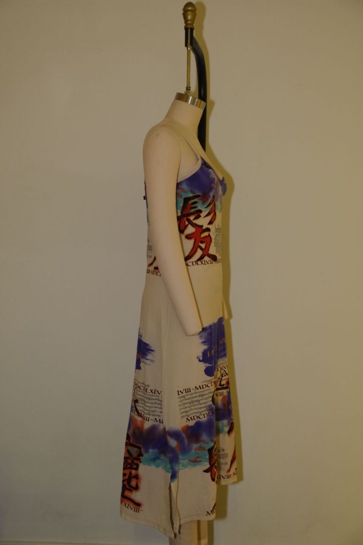 Jean Paul Gaultier Y2K Gothic Maxi Dress