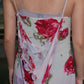 Blumarine Spring Summer 1997 Y2K Runway Rose Dress Double Layered Set