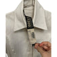 Gianfranco Ferre Vintage White Ballet Ruffles Tailored Blouse