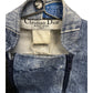 Christian Dior by John Galliano Denim Y2K Punk Print Double Zipper Jacket