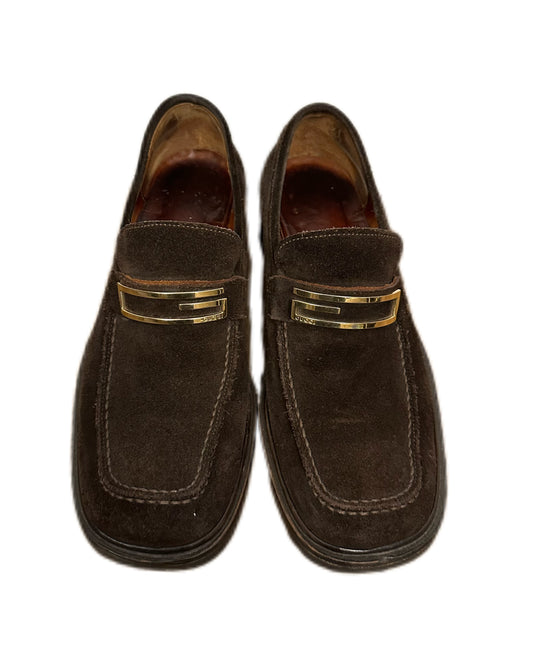 Gucci by Tom Ford Classic Brown Suede Loafers