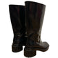 Simon Rocha Black Shiny High Boots