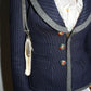 Balenciaga AW2007/8 Runway Navy Wool Tailored Women's Blazer Jacket