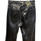 Ottolinger Black Shiny Surface Punk Drape Trousers