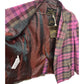 Vivienne Westwood Women's Pink and Green Check Blazer Jacket