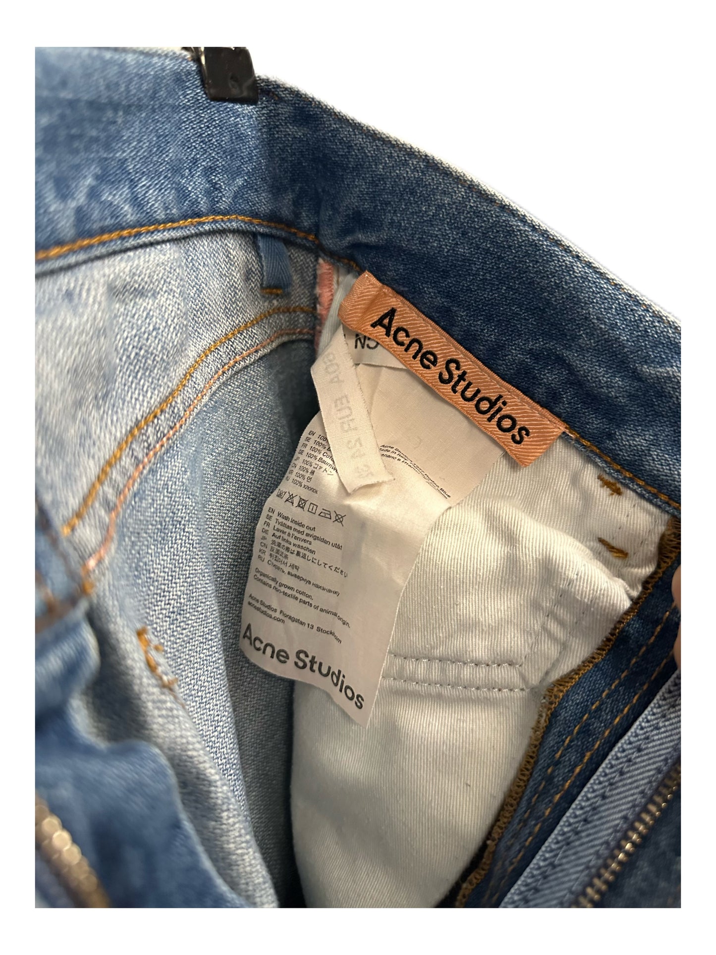 Acne Studios Straight Leg Denim Jeans