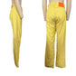 Walter Van Beirendonck Y2K Yellow Runway Trousers