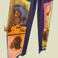 Jean Paul Gaultier Soleil SS 2002 Vintage “Portraits” Faces Mesh Trousers