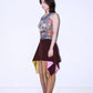 Jean Paul Gaultier 90s Television Print Vintage Runway Mesh Tank Top