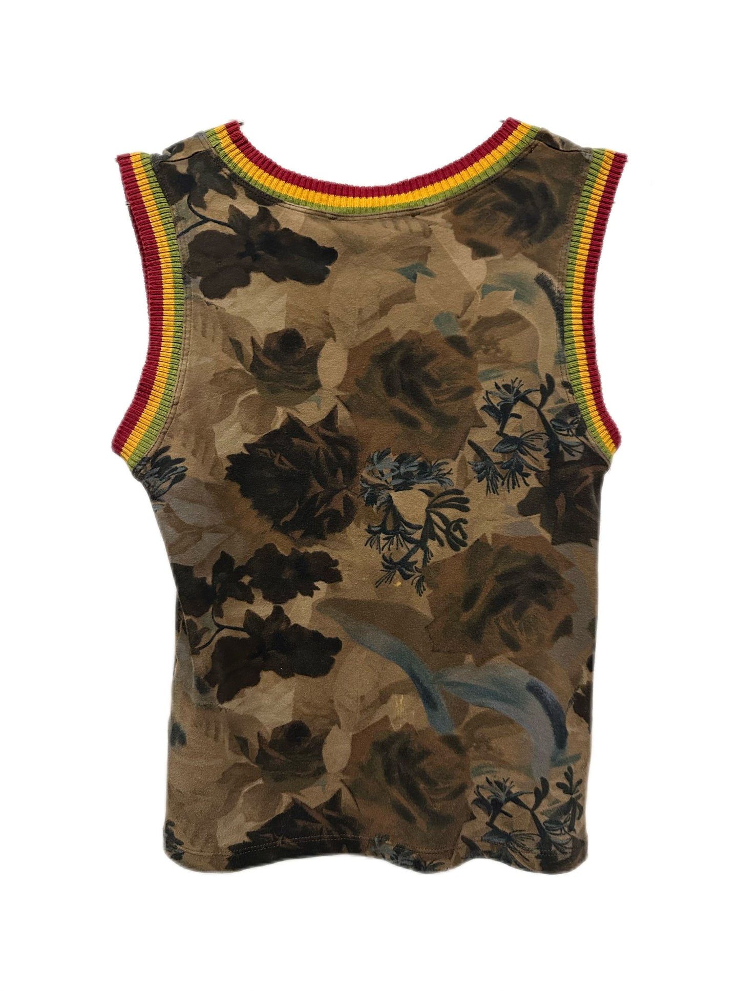 Christian Dior by John Galliano Y2K 2003 "DIOR LOVE" Rasta Tank Top