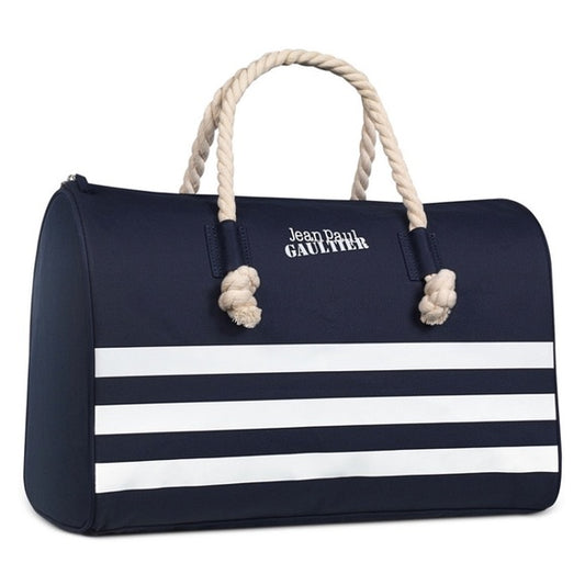 Jean Paul Gaultier Vintage Navy Canvas Holiday Vacation Duffle Bag